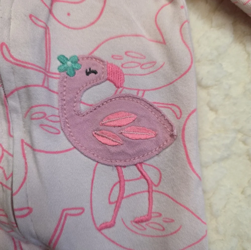 2-Piece Flamingo Newborn Sleeper Bundle – Carter’s Child of Mine – Pink & Mint